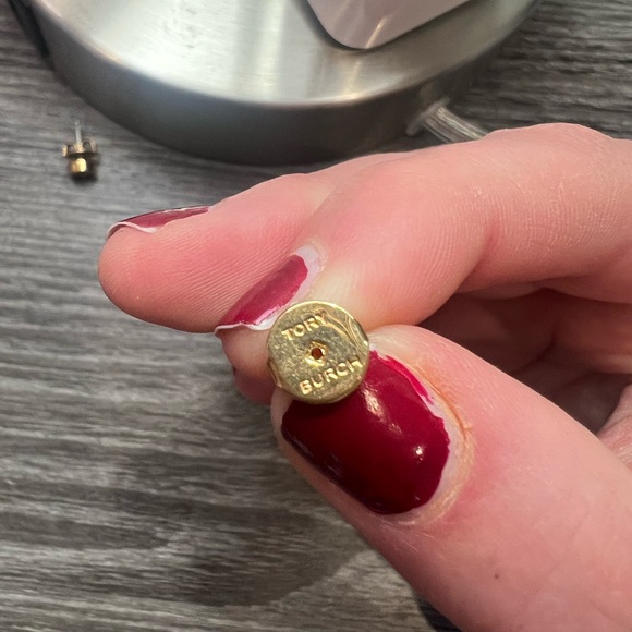 NWOT Tory Burch stud earrings - Picture 2 of 4